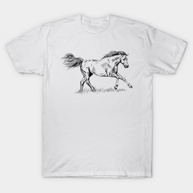 Horse print - Horse - T-Shirt | TeePublic